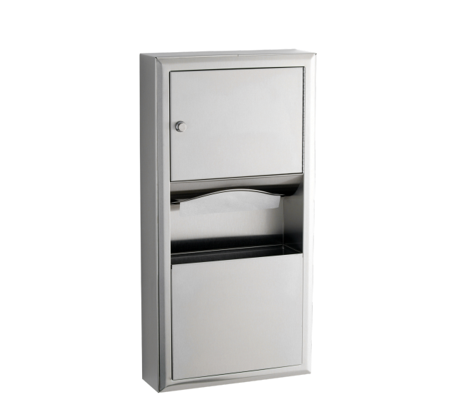 B-3699 Paper Towel Dispenser/Waste Receptacle and technical data sheet